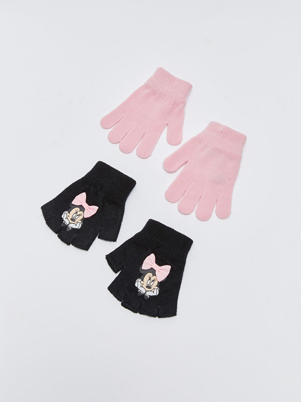 Minnie Mouse Licensed Girls' Gloves 2 Pack