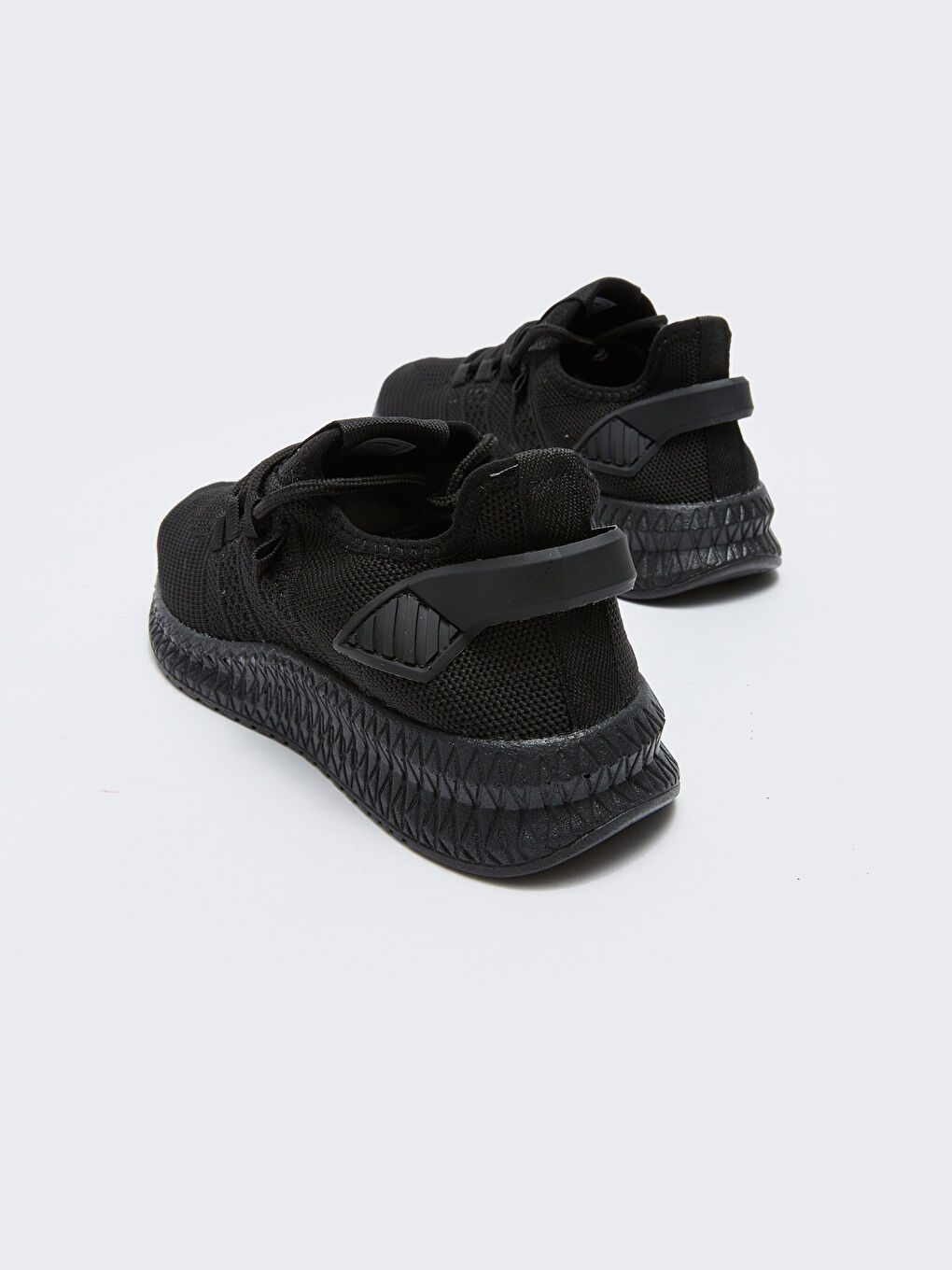 Siyah Bağcıklı Kadın Aktif Spor Ayakkabı-4