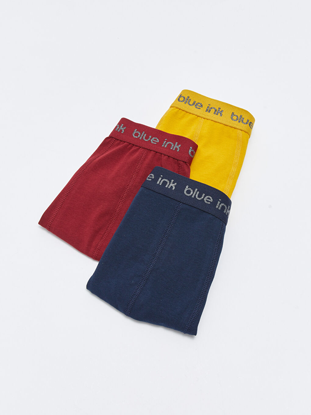 Lacivert Standart Kalıp Pamuklu Esnek Erkek Boxer 3'lü-1