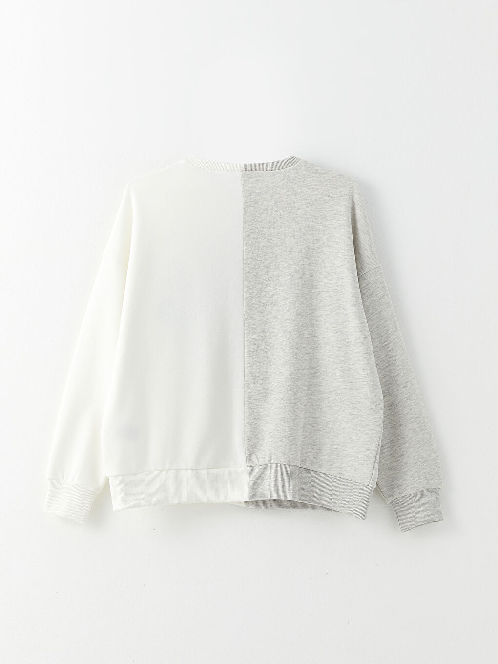 Sweat-Shirt Pour Femmes À Manches Longues Et Col Rond Avec Bloc De Couleurs-6