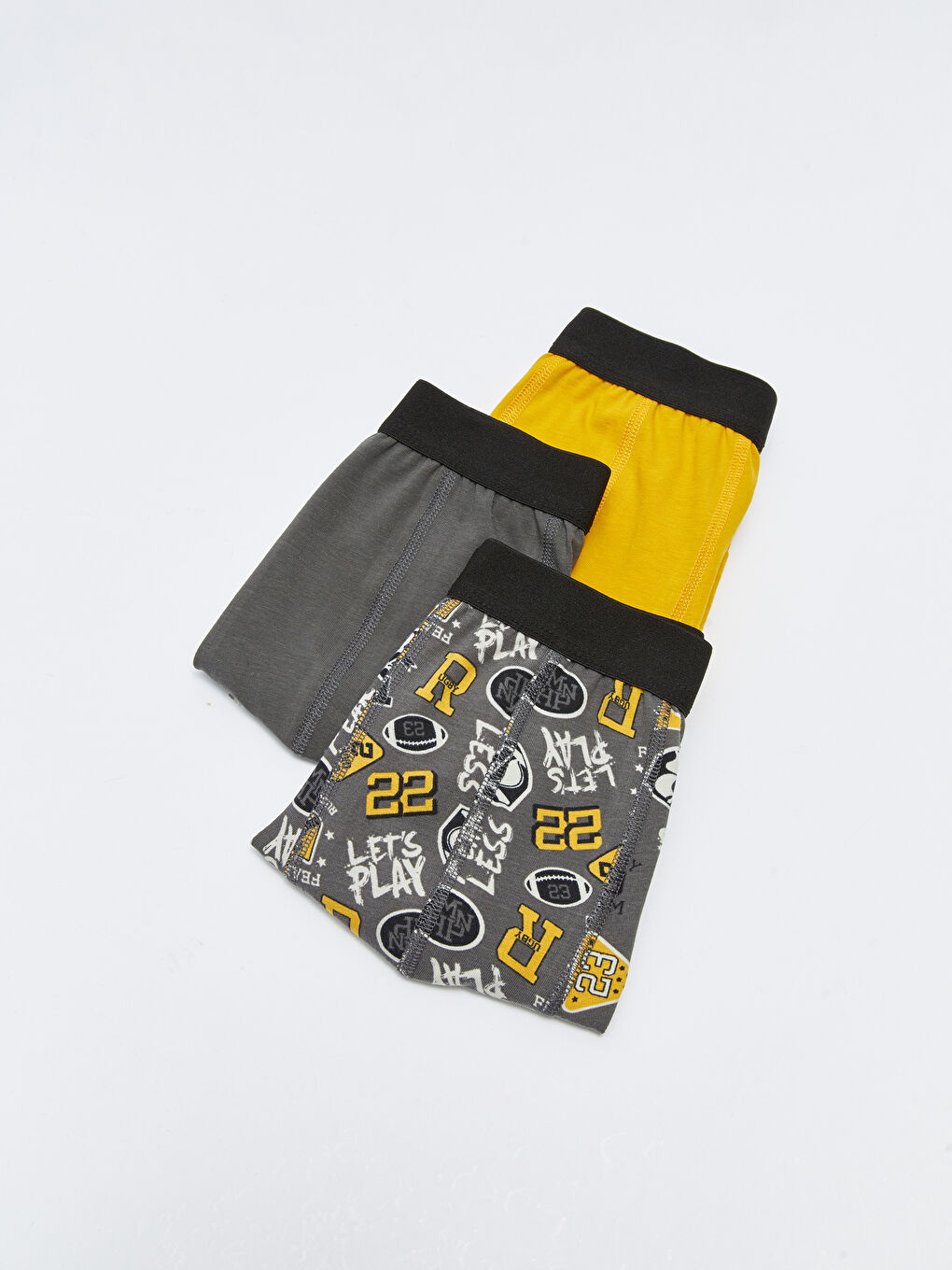 სტანდარტული მორგება, ელასტიური ქსოვილის ბოქსერის 3-ცალიანი შეფუთვა-1