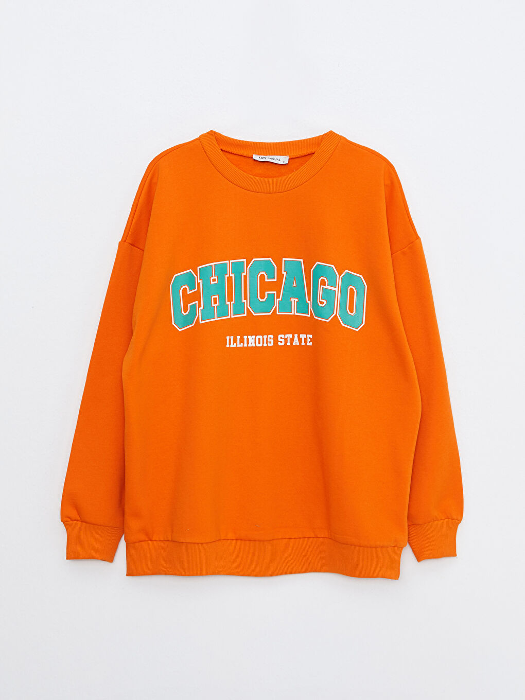 LCW Vision Crew Neck Printed Long Sleeve Women's Sweatshirt -W26979Z8-GEU