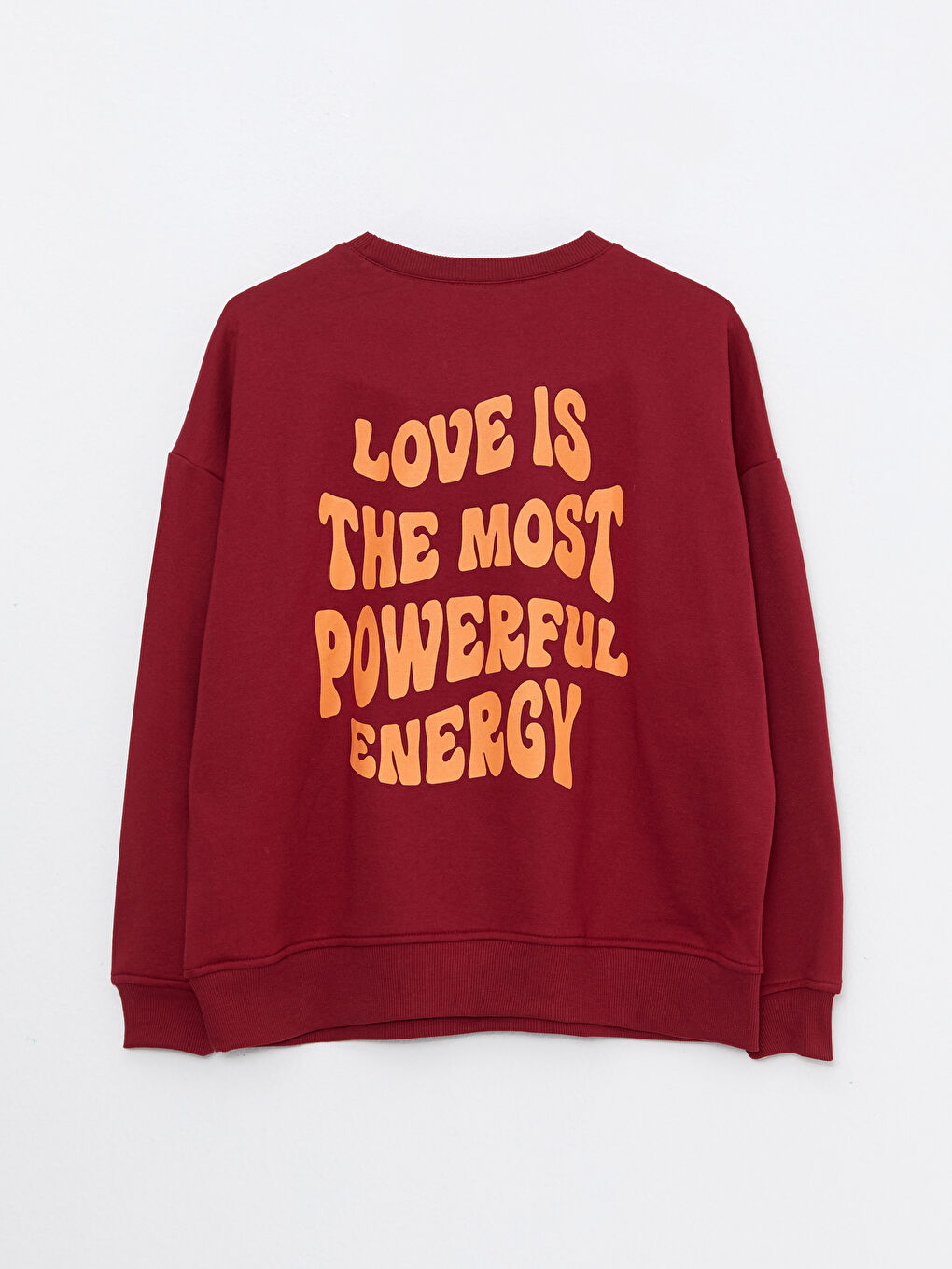 LCW Vision Crew Neck Printed Long Sleeve Women's Sweatshirt -W26983Z8-HHF