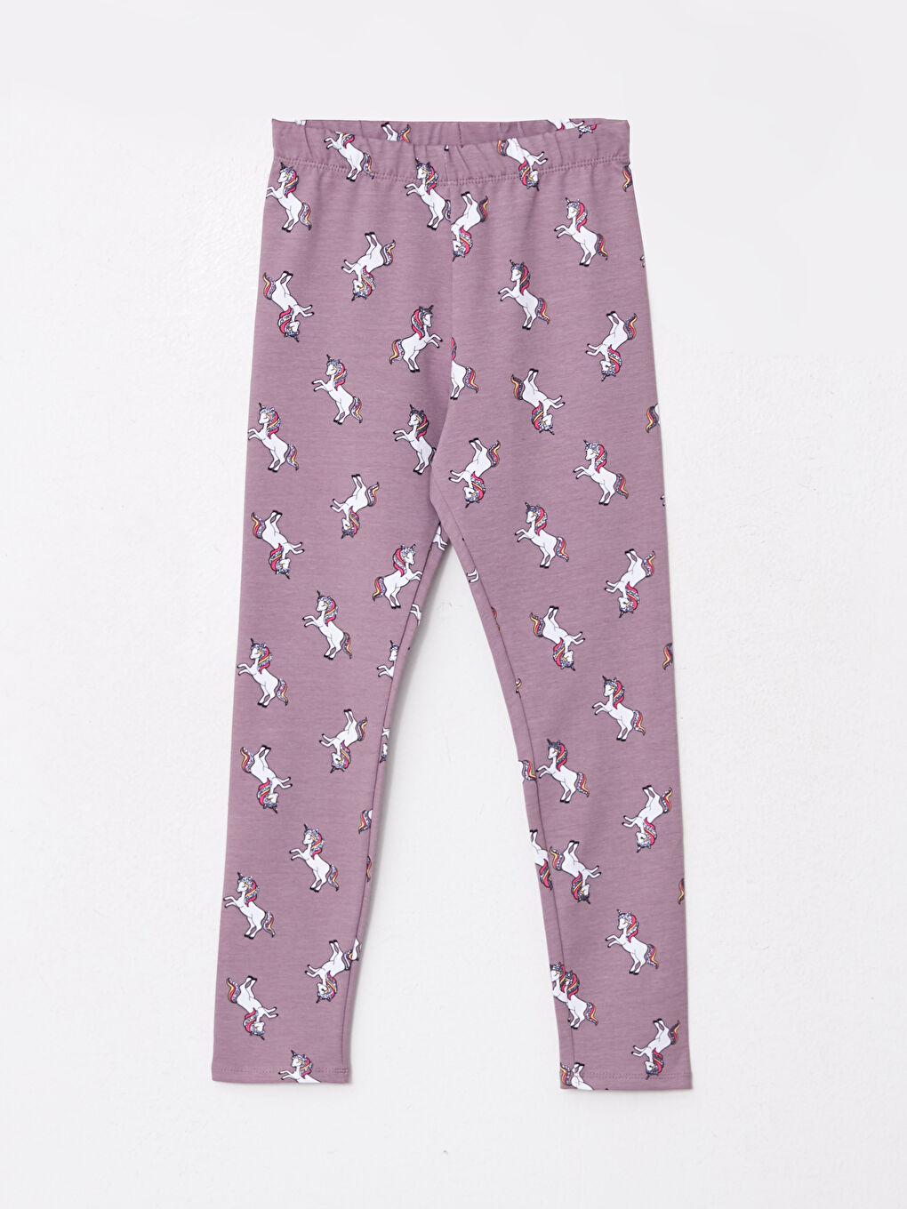 Gedruckte Baumwoll-Mädchen-Leggings mit Elastischem Bund