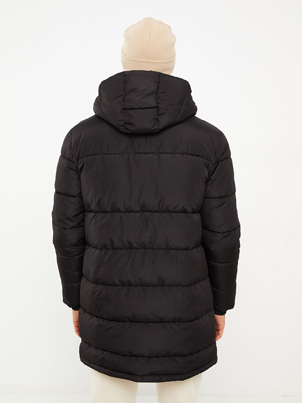 LCW Casual Regular Fit Hooded Men's Parka -W26998Z8-J0F