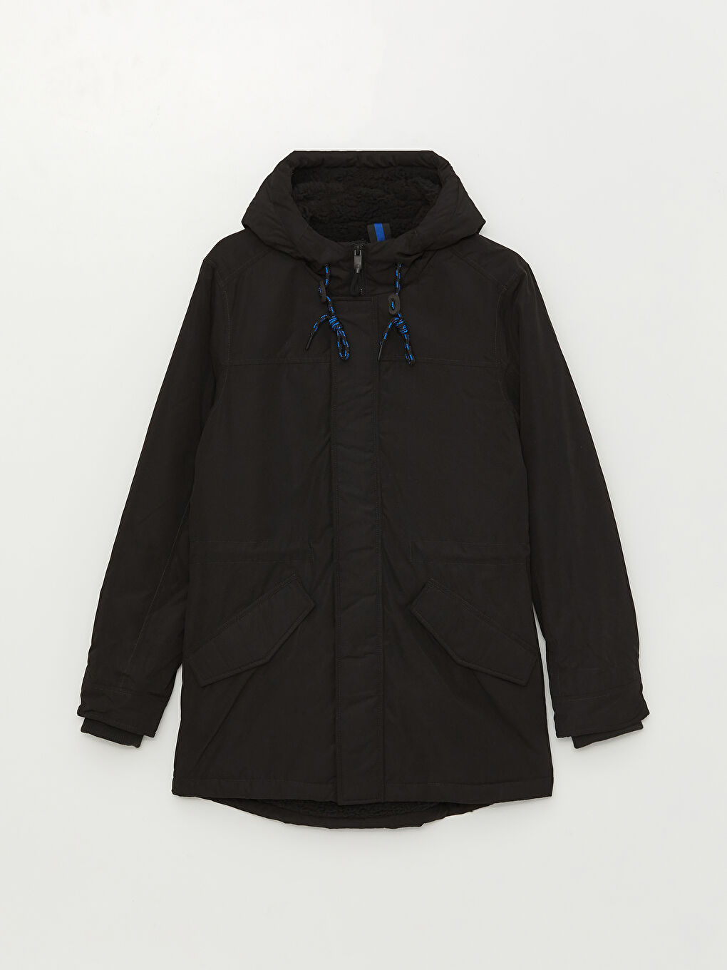 Regular Fit Hooded Men's Parka-6