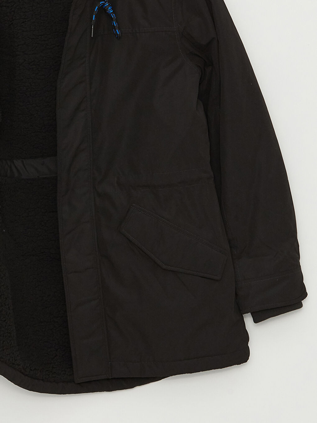 Regular Fit Hooded Men's Parka-8