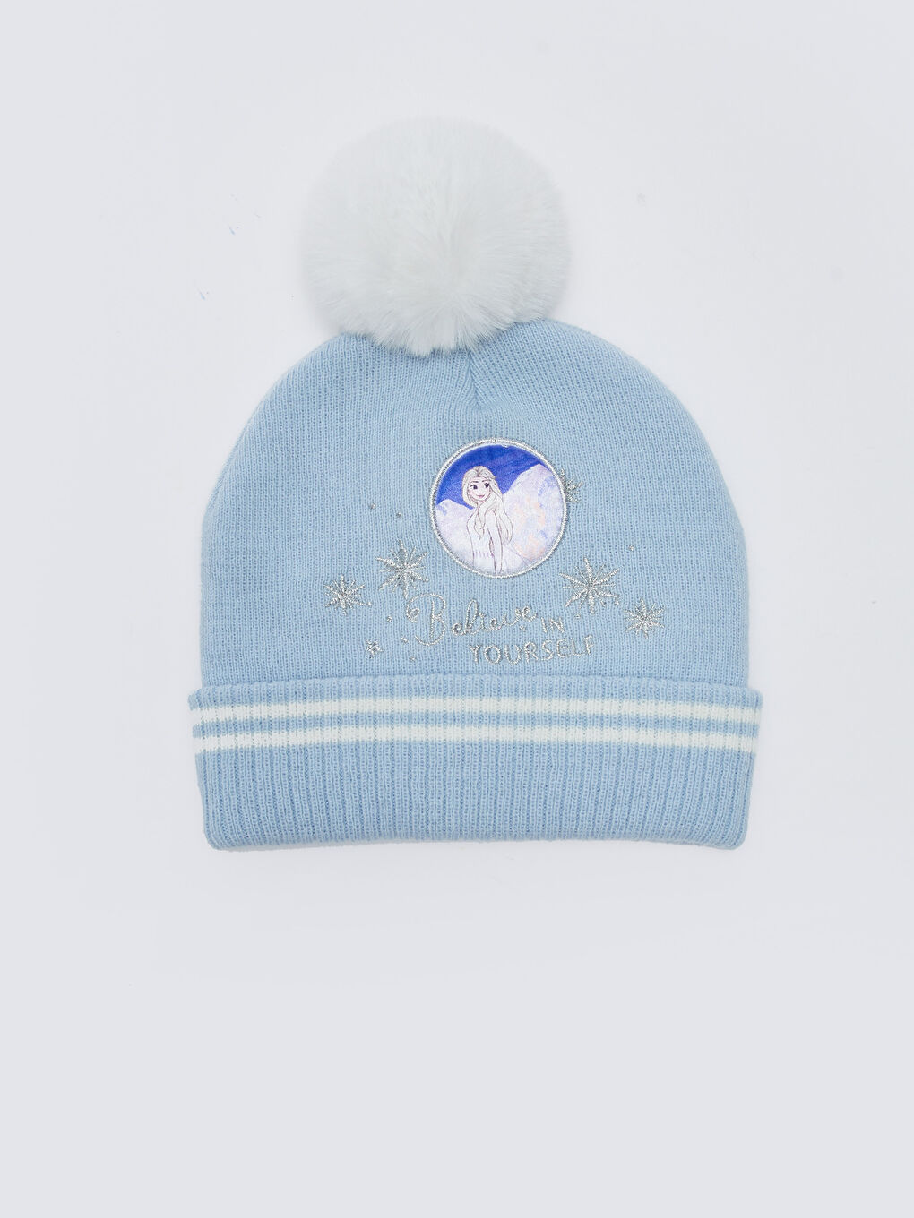 LCW ACCESSORIES Frozen licencirana dečija trikotažna kapa sa detaljem pompona -W27006Z4-QXH