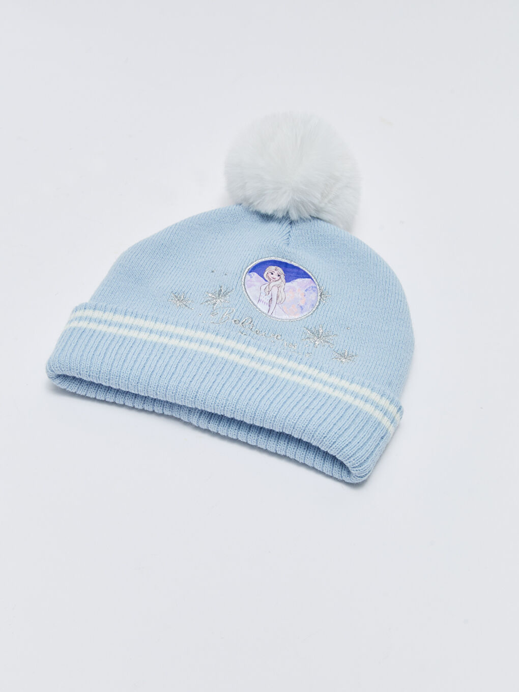 LCW ACCESSORIES Frozen licencirana dečija trikotažna kapa sa detaljem pompona -W27006Z4-QXH