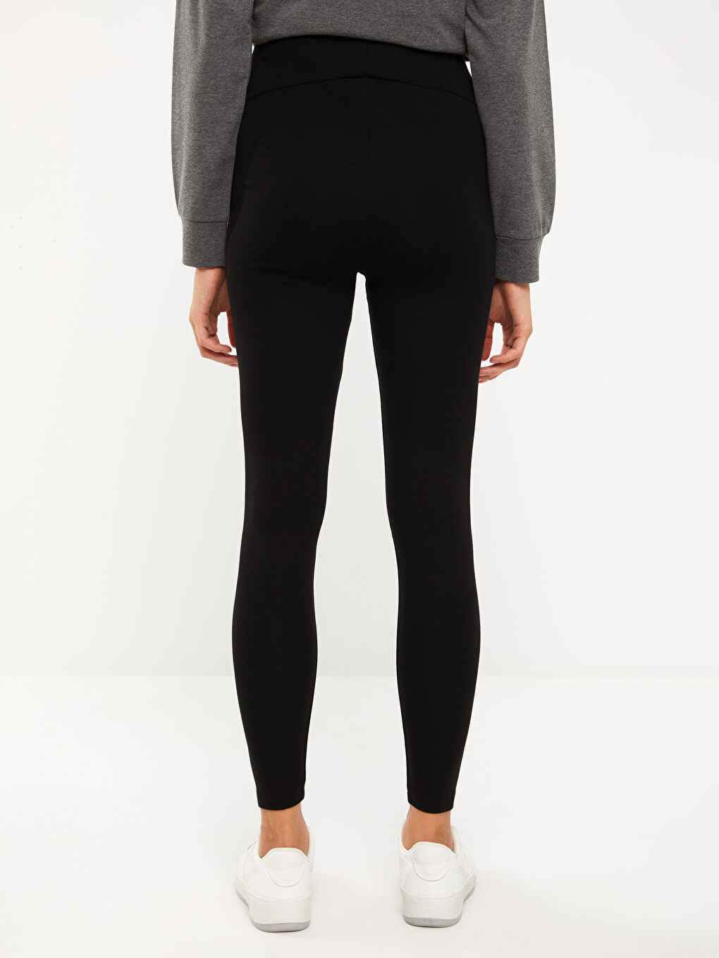 LCWAIKIKI Maternity Belly Panel Plain Maternity Leggings -W27010Z8-CVL