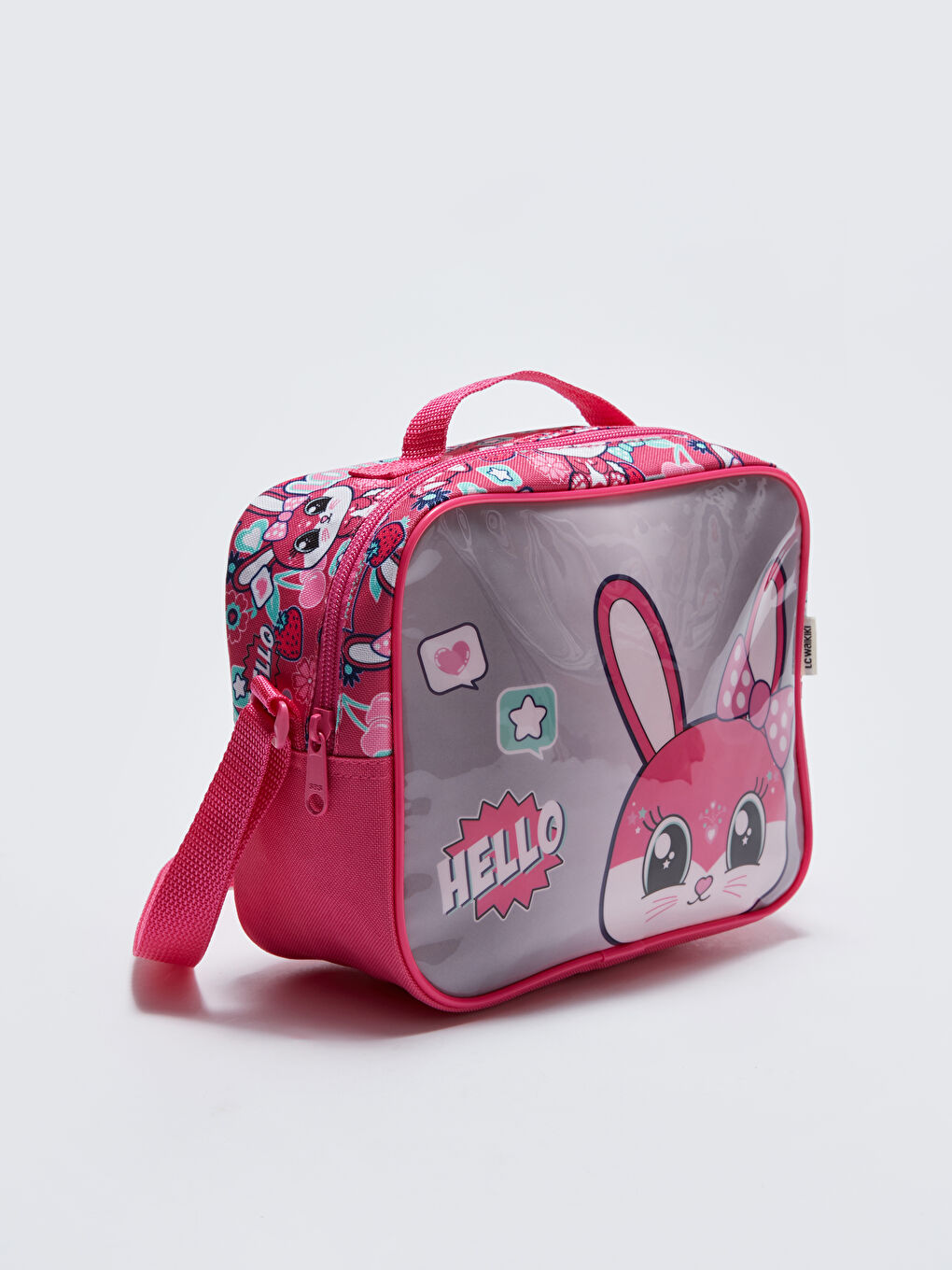 Cat Printed Girl Lunch Box-1