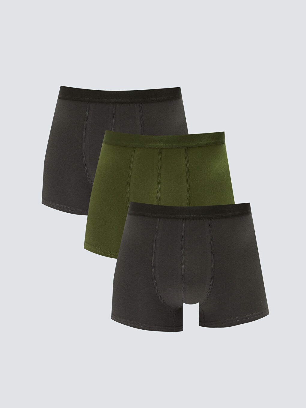 Standard Fit Baumwoll-Stretch Herren Boxershorts 3er-Pack