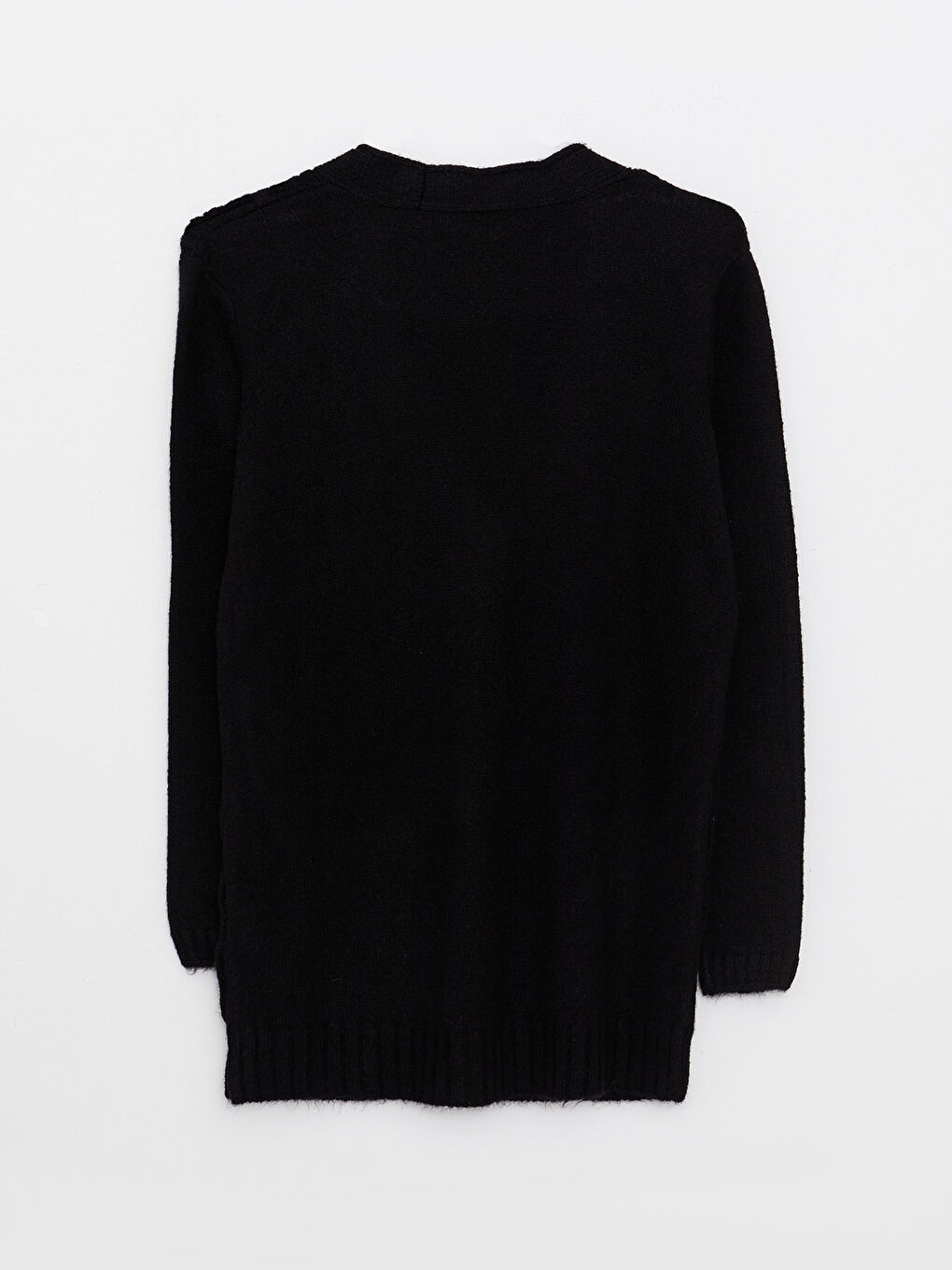 V-Neck Self Patterned Long Sleeve Women's Knitwear Cardigan-6