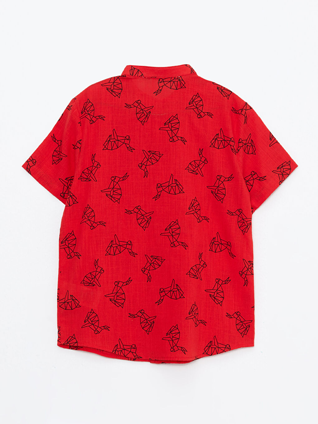 کراس یه‌خه‌ی سوننەتی چاپکراو قۆڵ كورت پۆپلین کوڕان-1