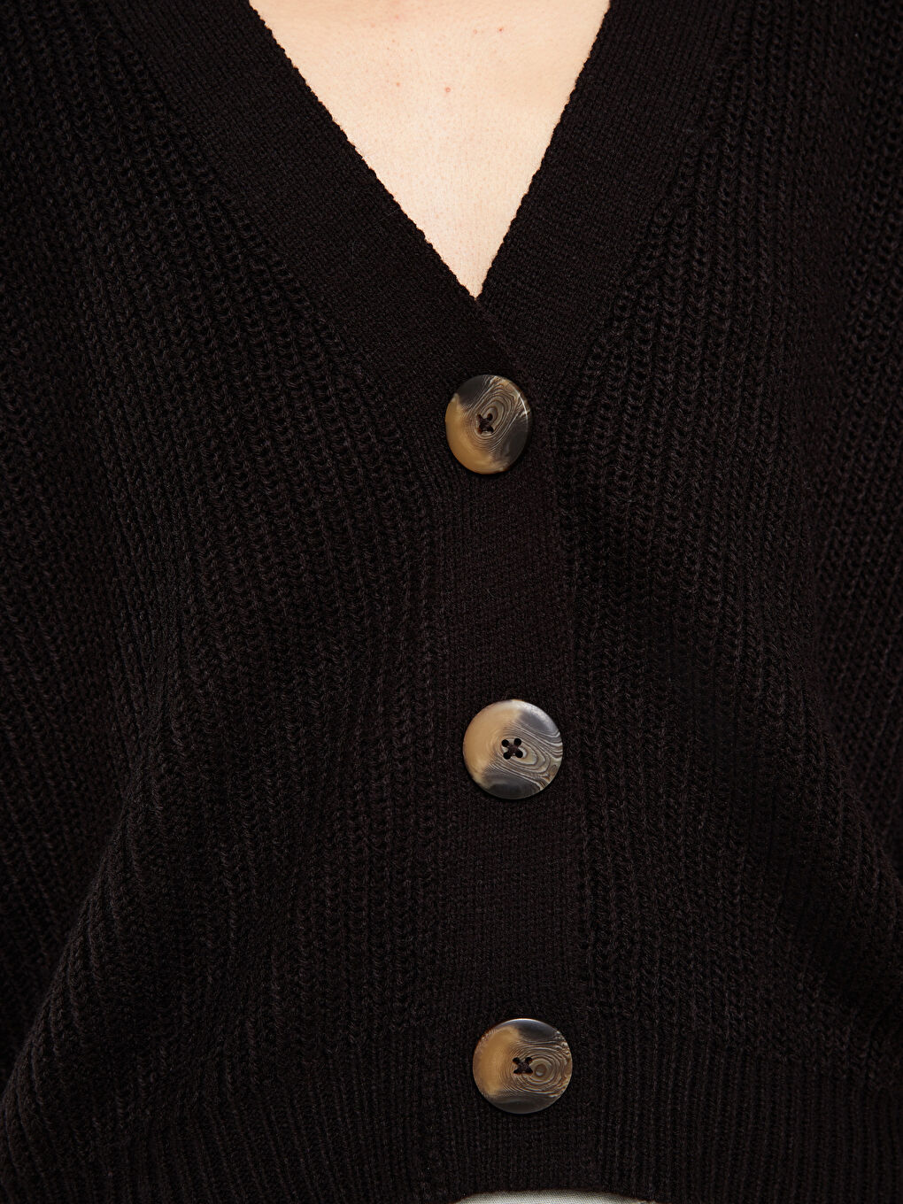 V Neck Women's Knitwear Cardigan-3