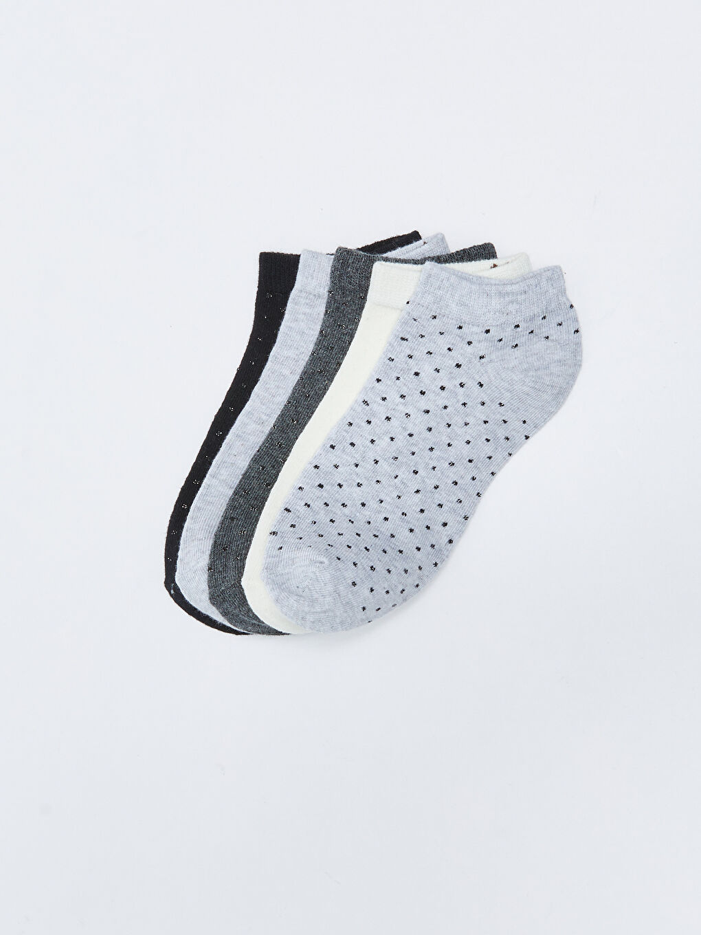Чорапи за маратонки на точки за жени, 5 броя в опаковка