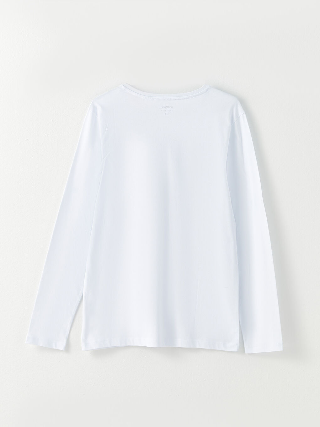 Beyaz V Yaka Uzun Kollu Erkek Atlet-7