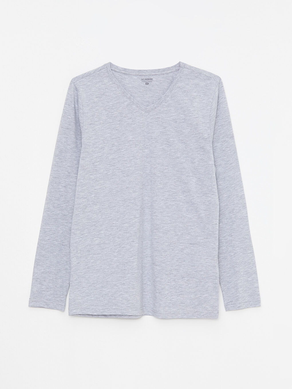 V-Neck Long Sleeve Men's Undershirt-5
