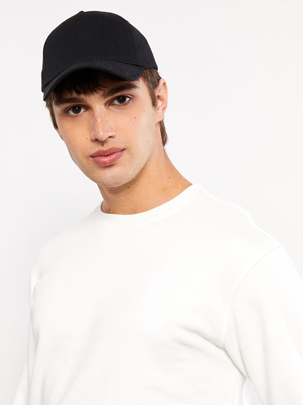 XSIDE Bisiklet Yaka Uzun Kollu Erkek Kalın Sweatshirt -W27122Z8-RHG
