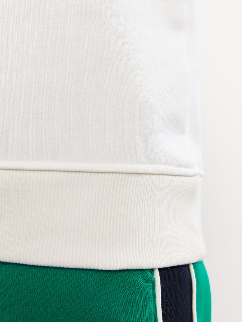 XSIDE Bisiklet Yaka Uzun Kollu Erkek Kalın Sweatshirt -W27122Z8-RHG