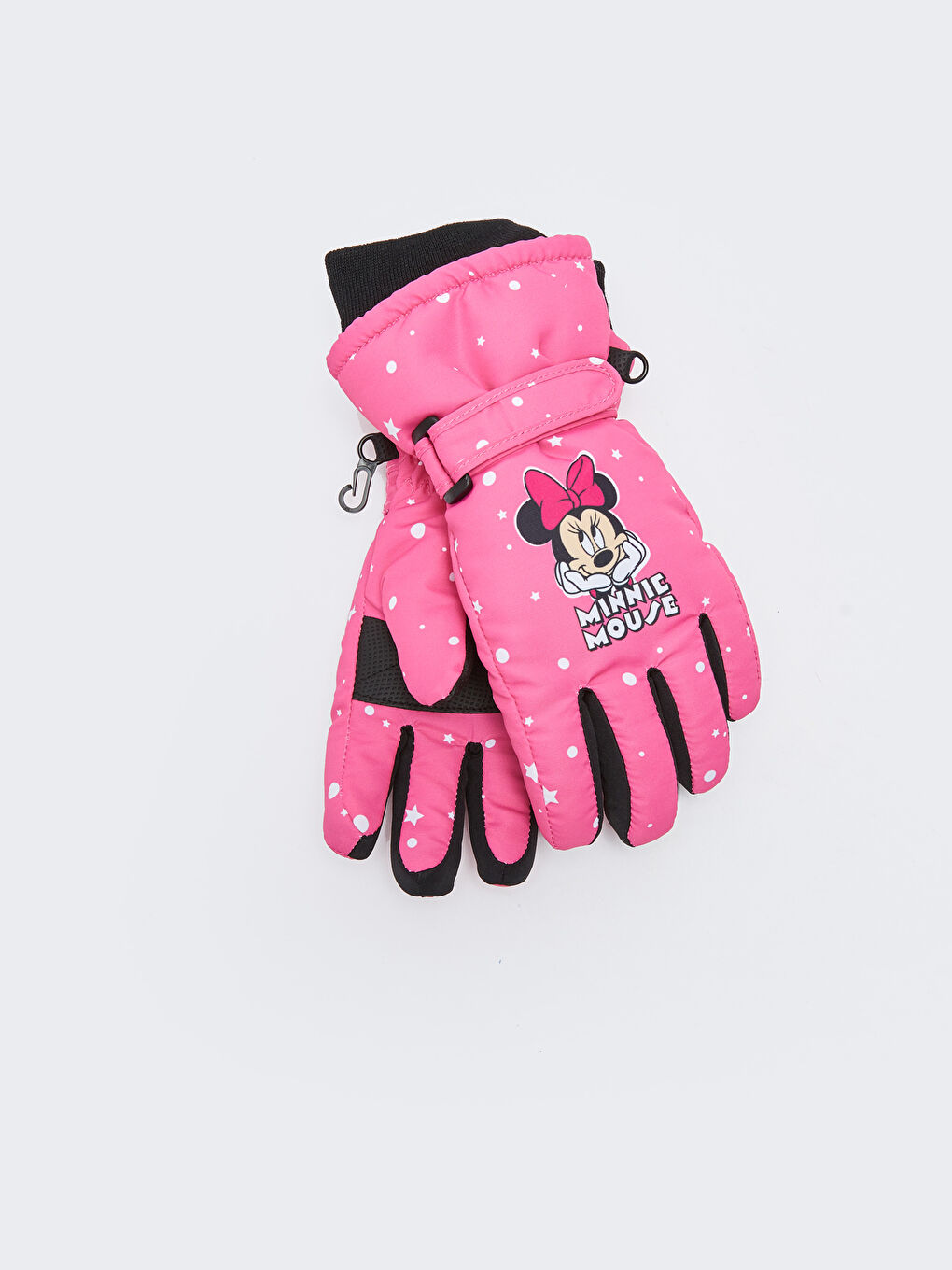 LCW ACCESSORIES Orta Pembe Minnie Mouse Lisanslı Kız Çocuk Eldiven