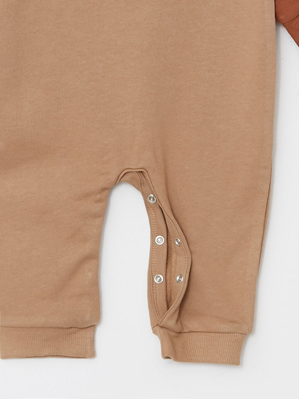 Crew Neck Long Sleeve Printed Baby Boys' Jumpsuit-2