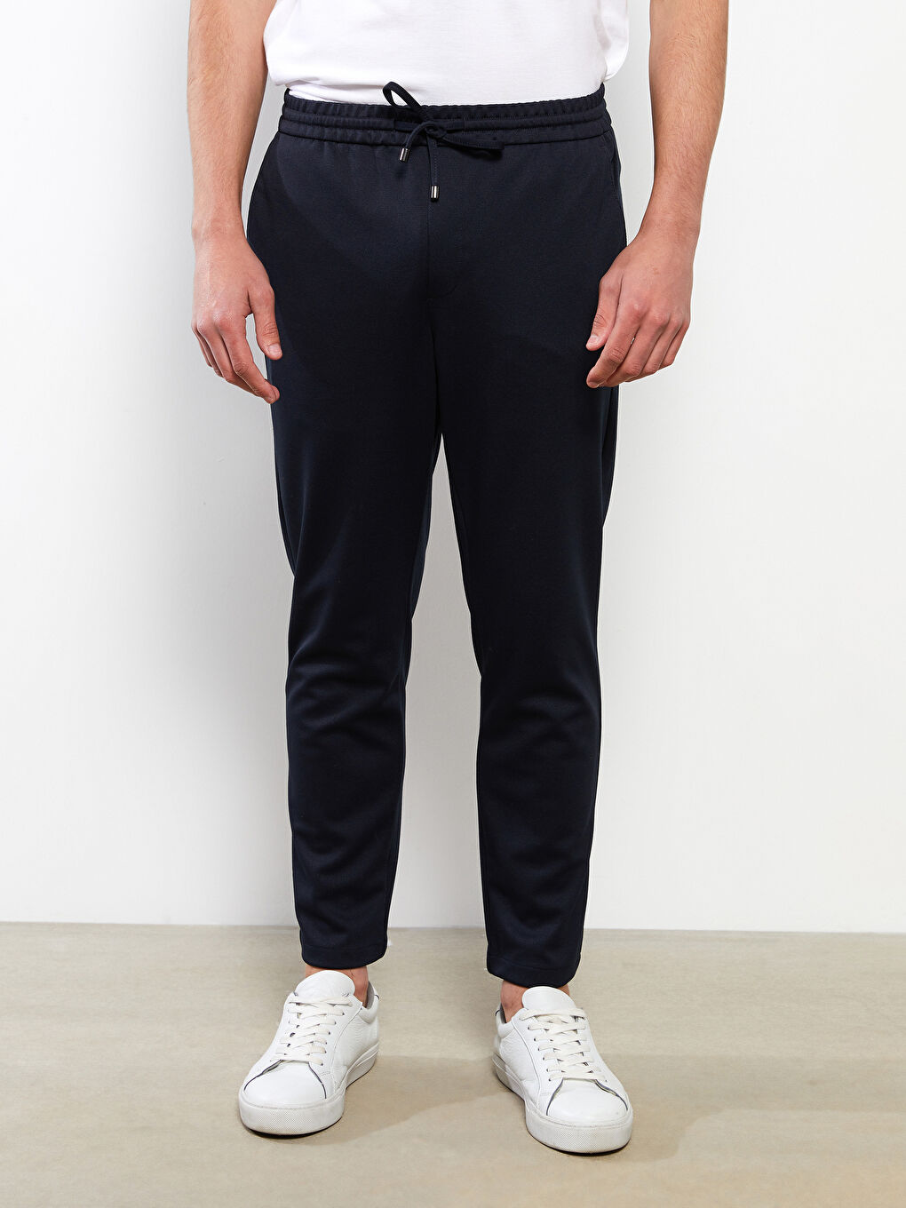 Standard Fit Textured Men's Trousers-2