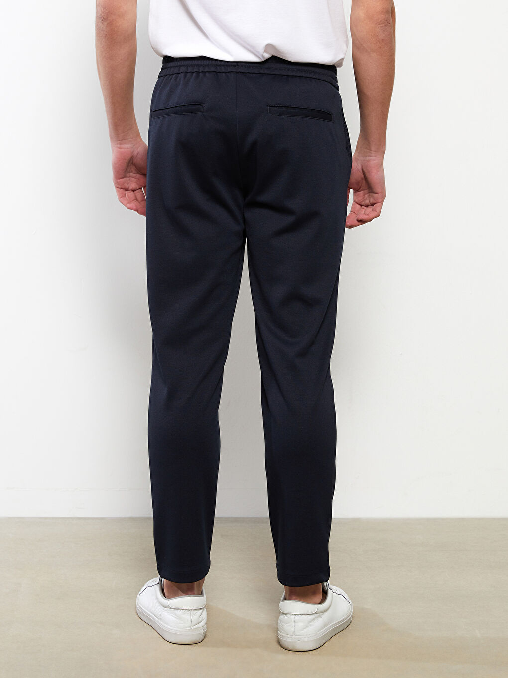 Standard Fit Textured Men's Trousers-4