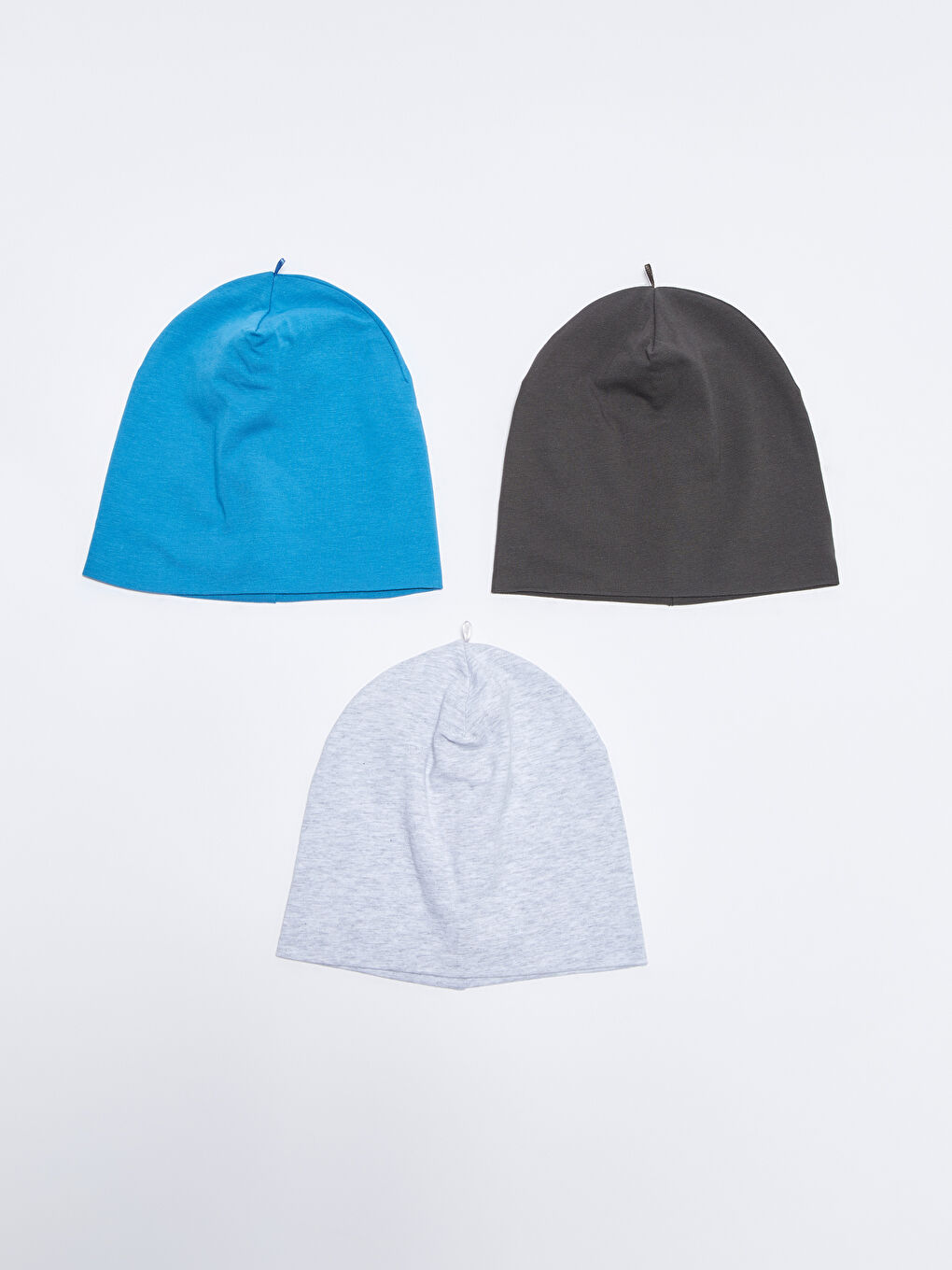 Basic Cotton Baby Boys' Beanie 3-pack