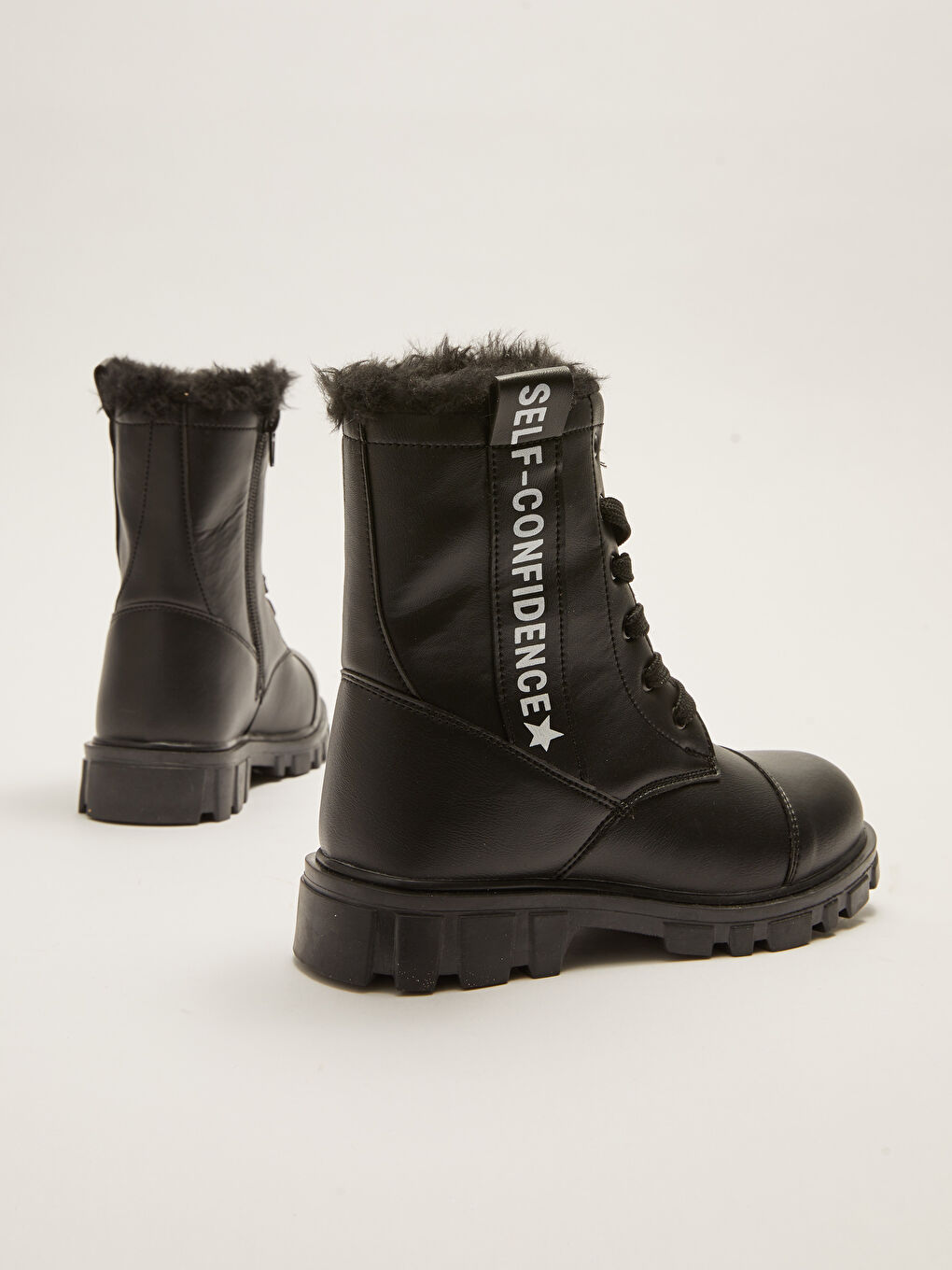 қыздарға арналған принтті бау және сырмалы ілмегі бар етік-4