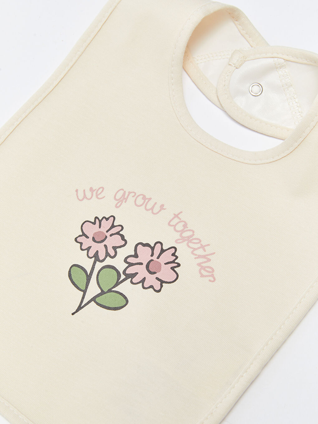 Desenli Kız Bebek Mama Önlüğü 2'li-1