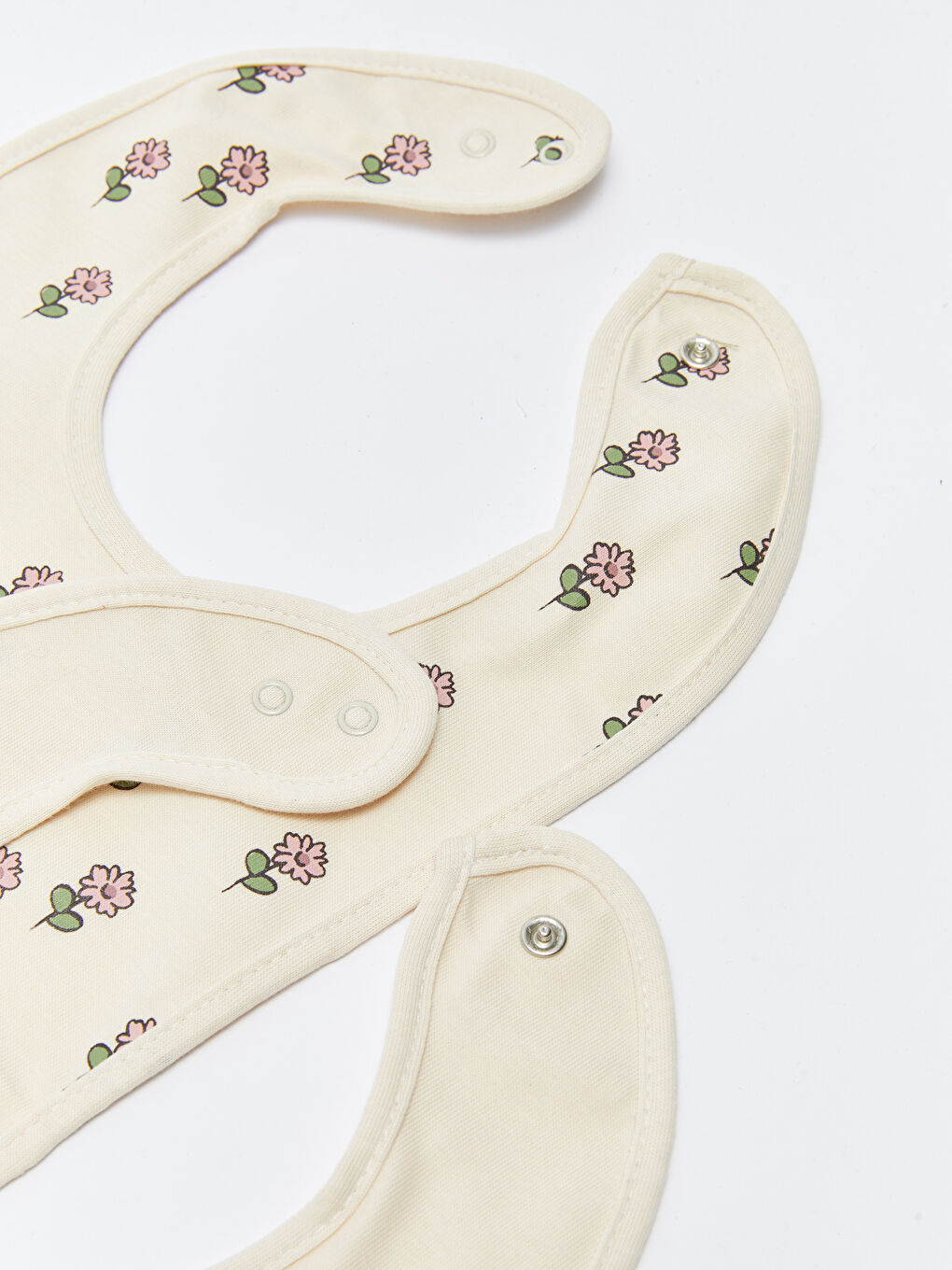 Desenli Kız Bebek Mama Önlüğü 2'li-3