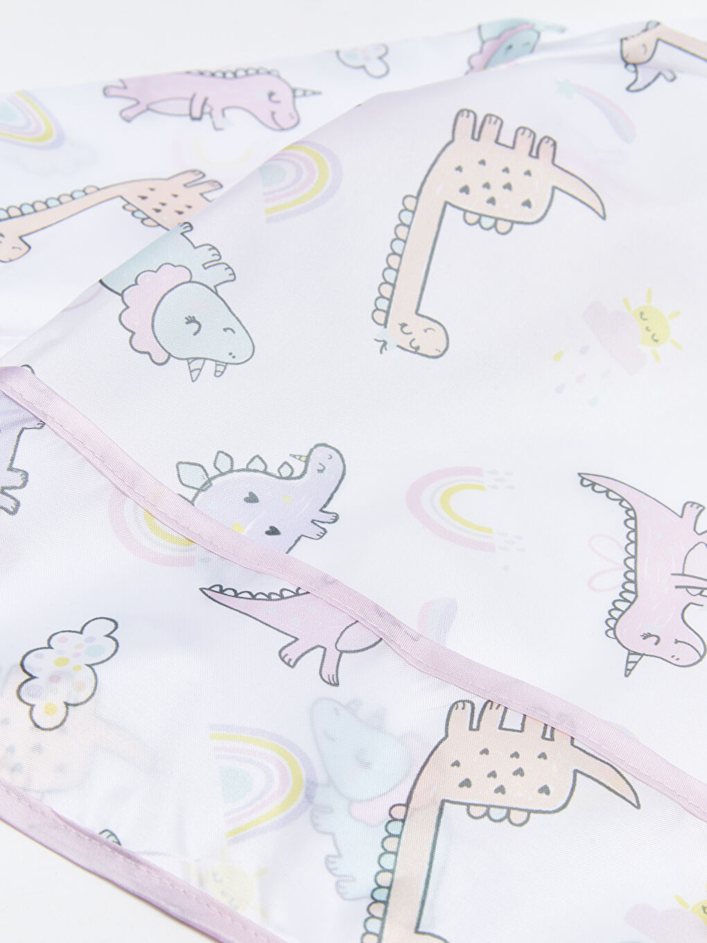 Baskılı Kız Bebek Mama Önlüğü-2