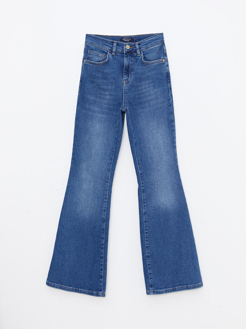 High Waist Mars Flare Women's Jeans-5