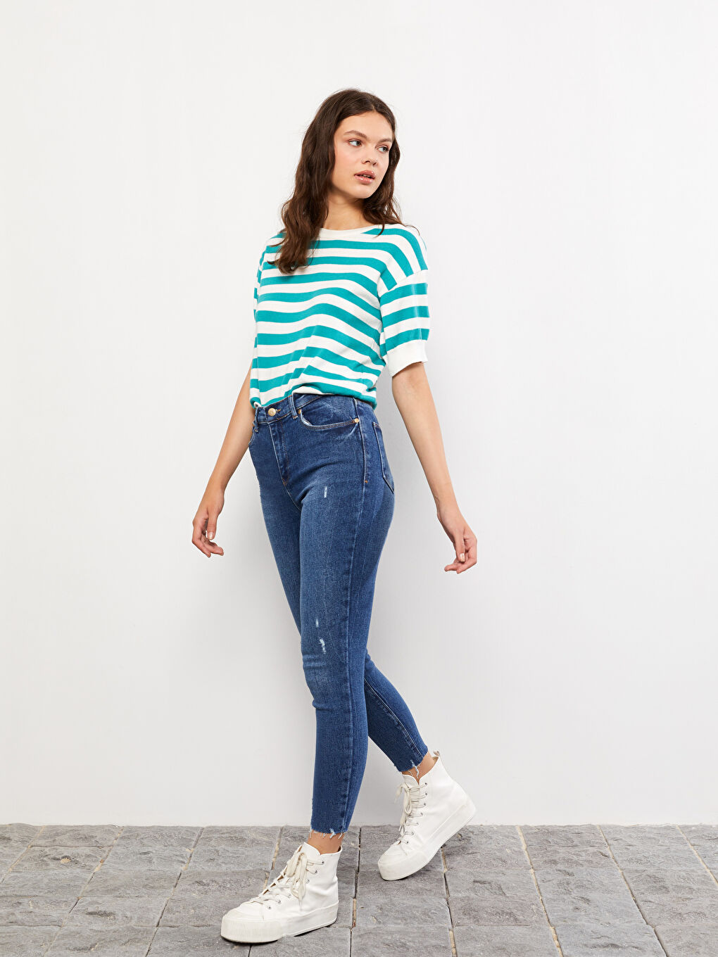 High Waisted Jupiter Super Skinny Fit Women's Jeans-1