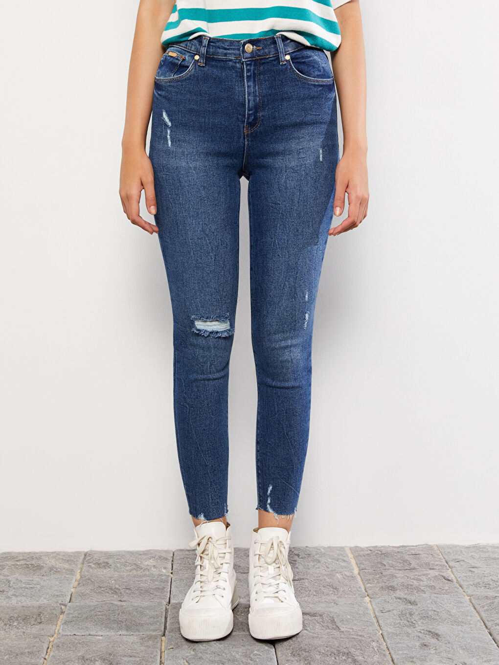 High Waisted Jupiter Super Skinny Fit Women's Jeans-3