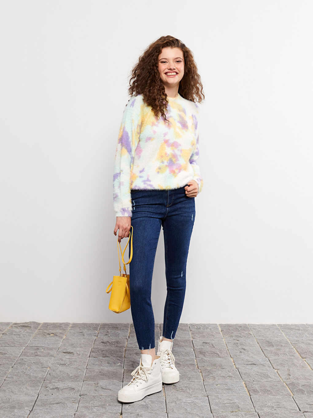 İndigo Yüksek Bel Jüpiter Süper Skinny Fit Kadın Jean Pantolon