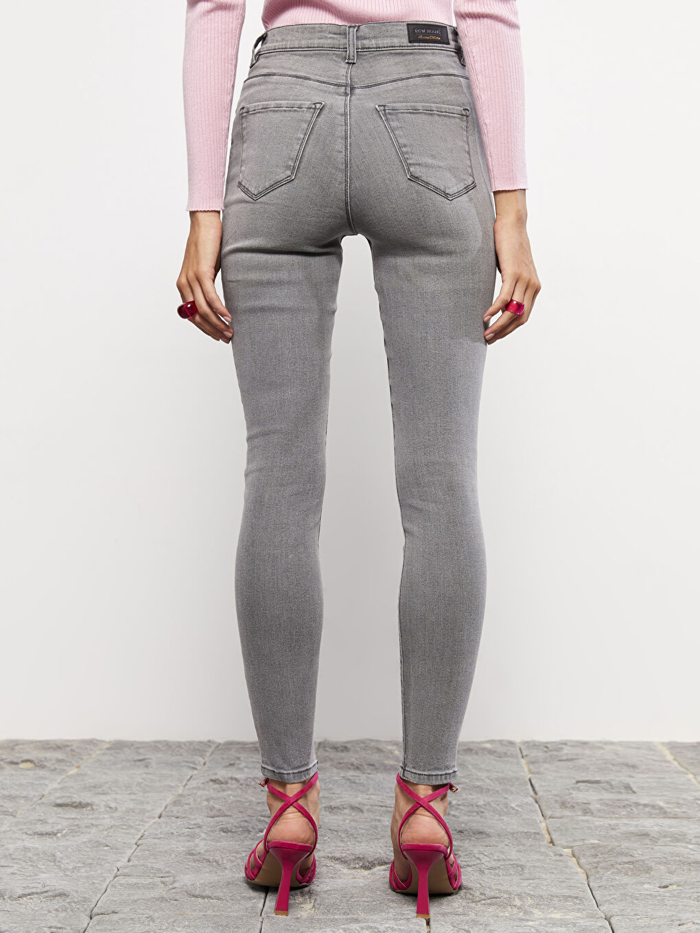 LCW Jeans Дънки Юпитер Супер Скини Фит за жени -W27312Z8-GRD