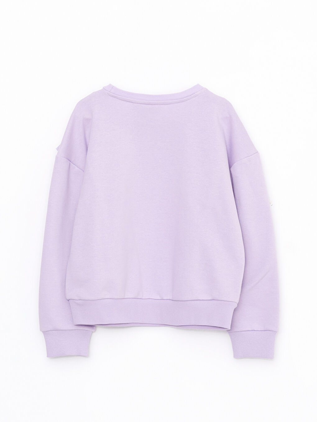 LCW Kids Crew Neck Elsa Printed Long Sleeve Girls' Sweatshirt -W27321Z4-G0W