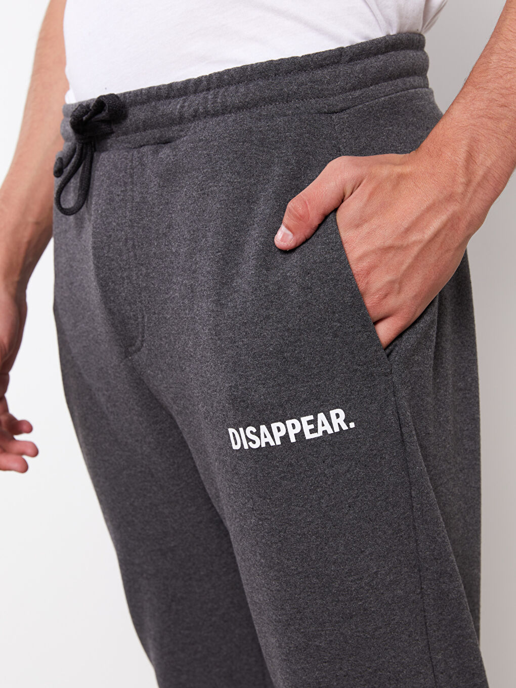 Gri Standart Kalıp Erkek Jogger Eşofman Altı-2