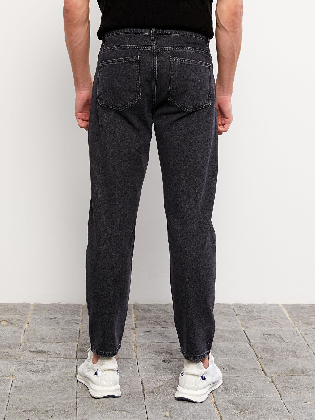 Siyah 720 Dad Fit Jean Pantolon-3