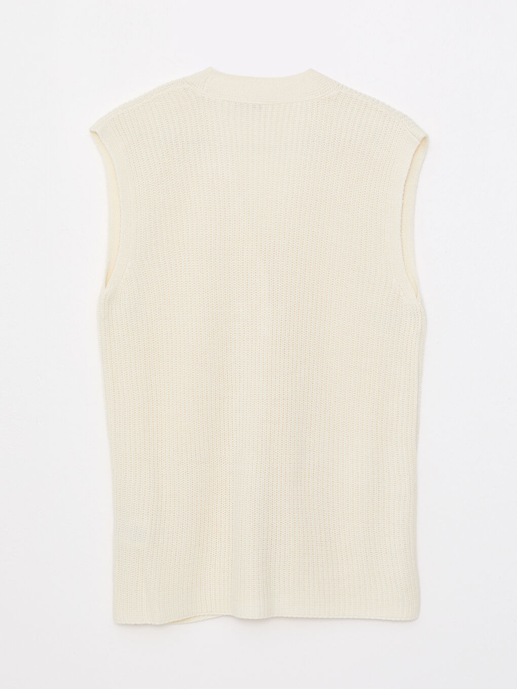 LCWAIKIKI Basic V-Ausschnitt Damen Strickweste -W27417Z8-R9J