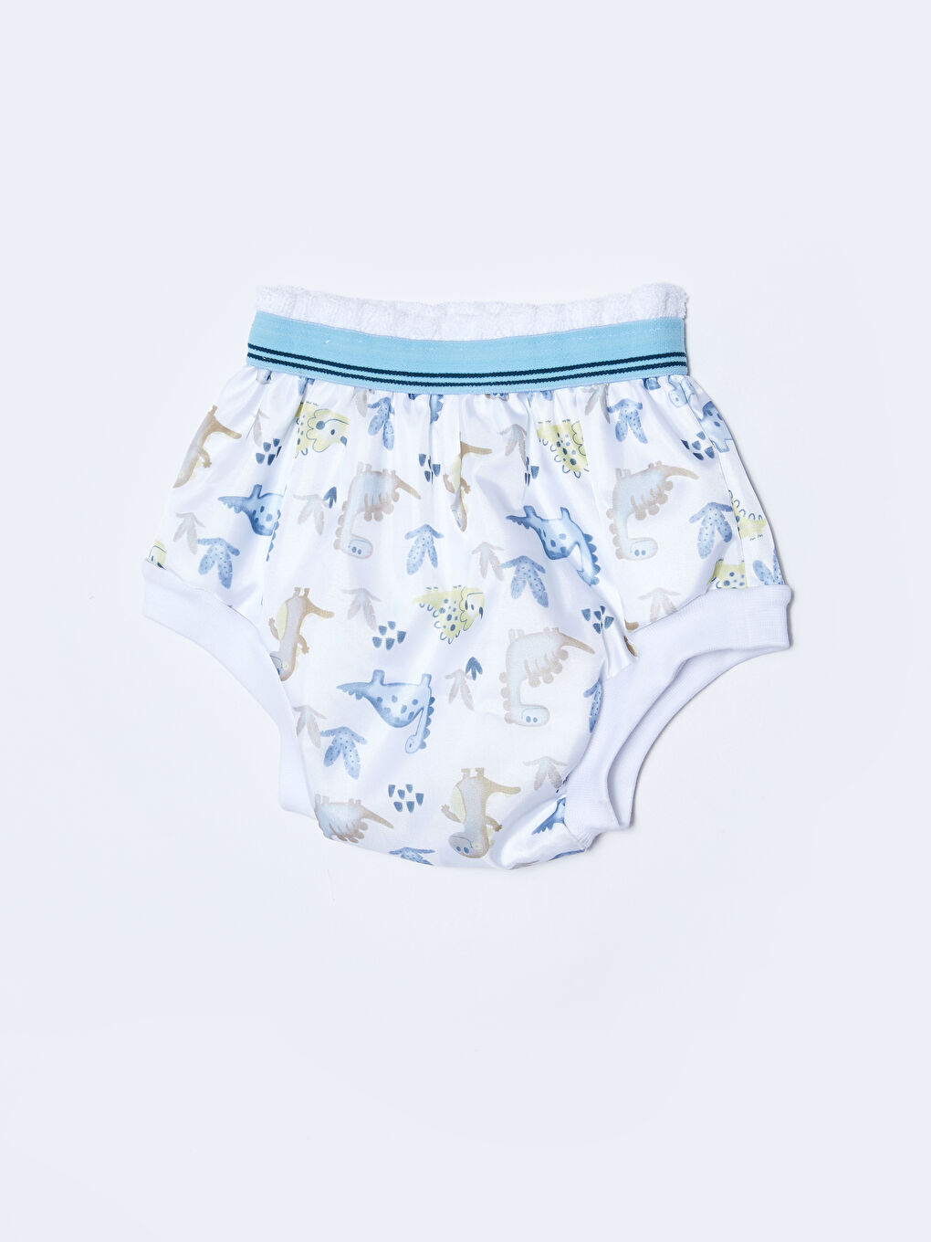 Beli Lastikli Baskılı Erkek Bebek Alıştırma Külodu