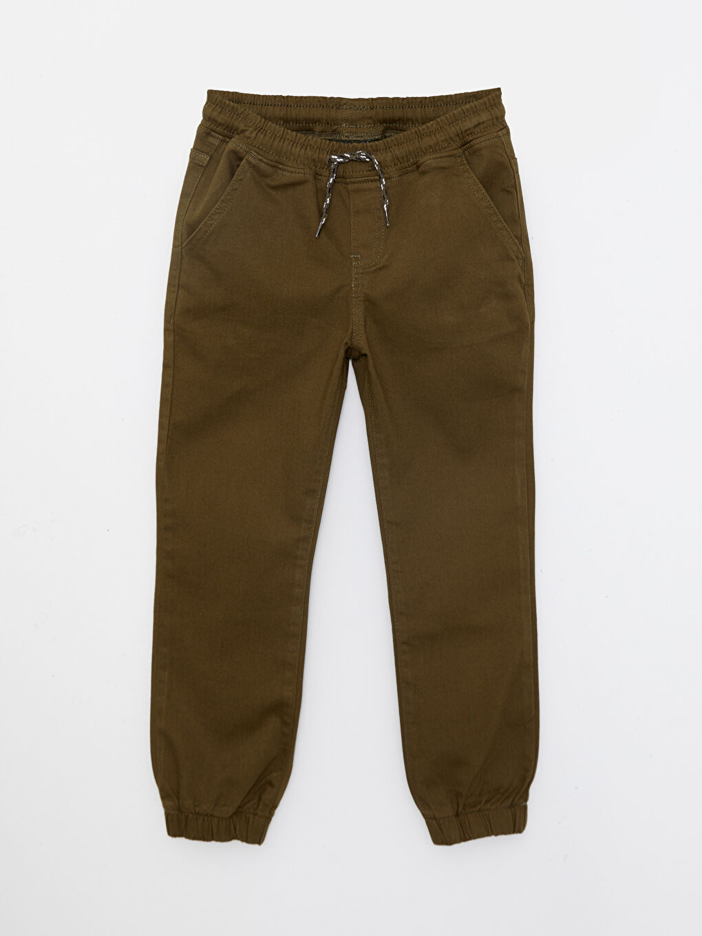 LCW Kids Elastic Waist Basic Gabardine Boy Jogger Trousers -W27449Z4-HDU