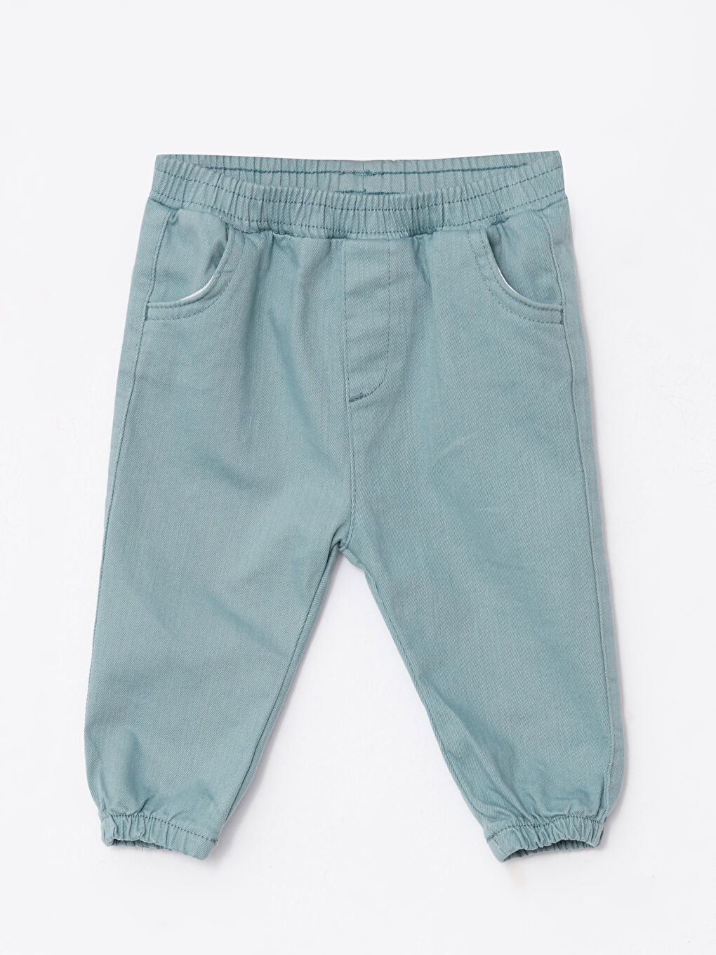 Bej Uzun Kollu Ekose Desenli Erkek Bebek Gömlek ve Pantolon 2'li Takım-5