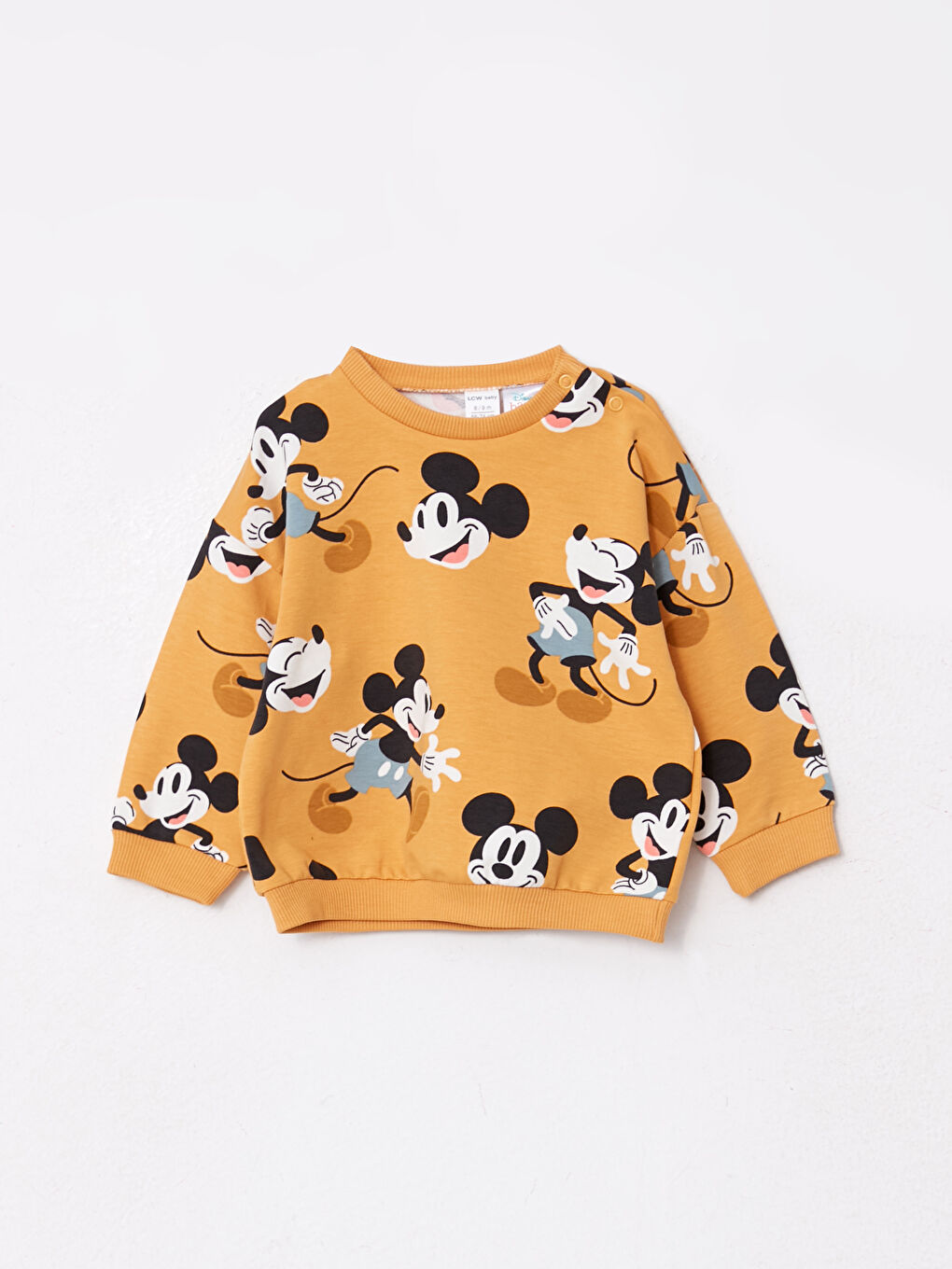 Ensemble Sweat-Shirt et Pantalon Bébé Garçons Imprimé Mickey Mouse Manches Longues Col Rond Lot de 2-1