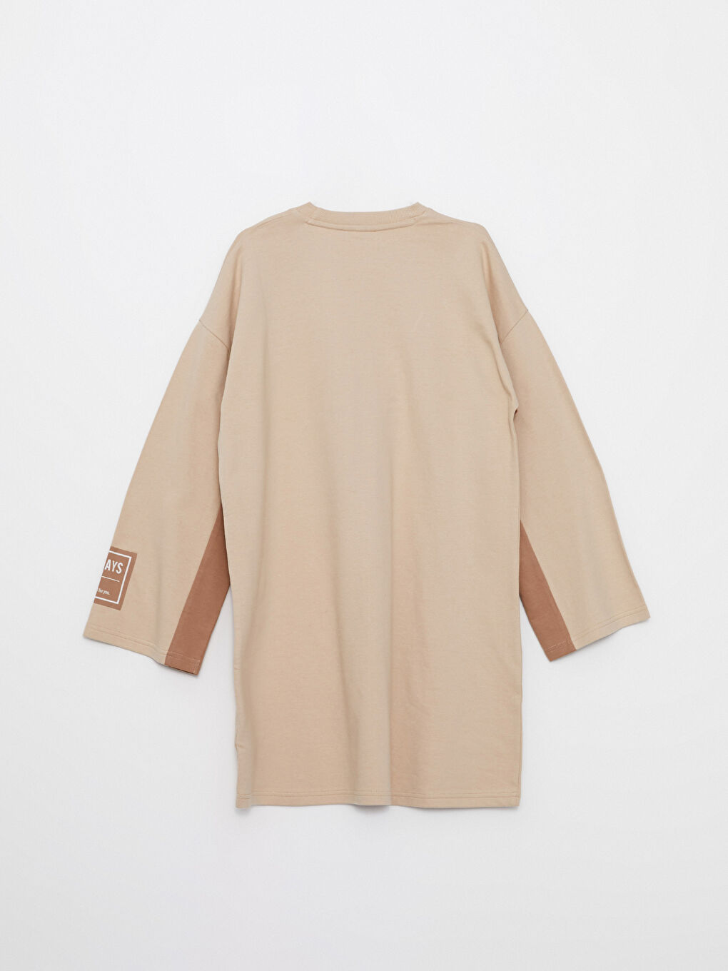 Crew Neck Embroidered Long Sleeve Women's Sweatshirt Tunic-6