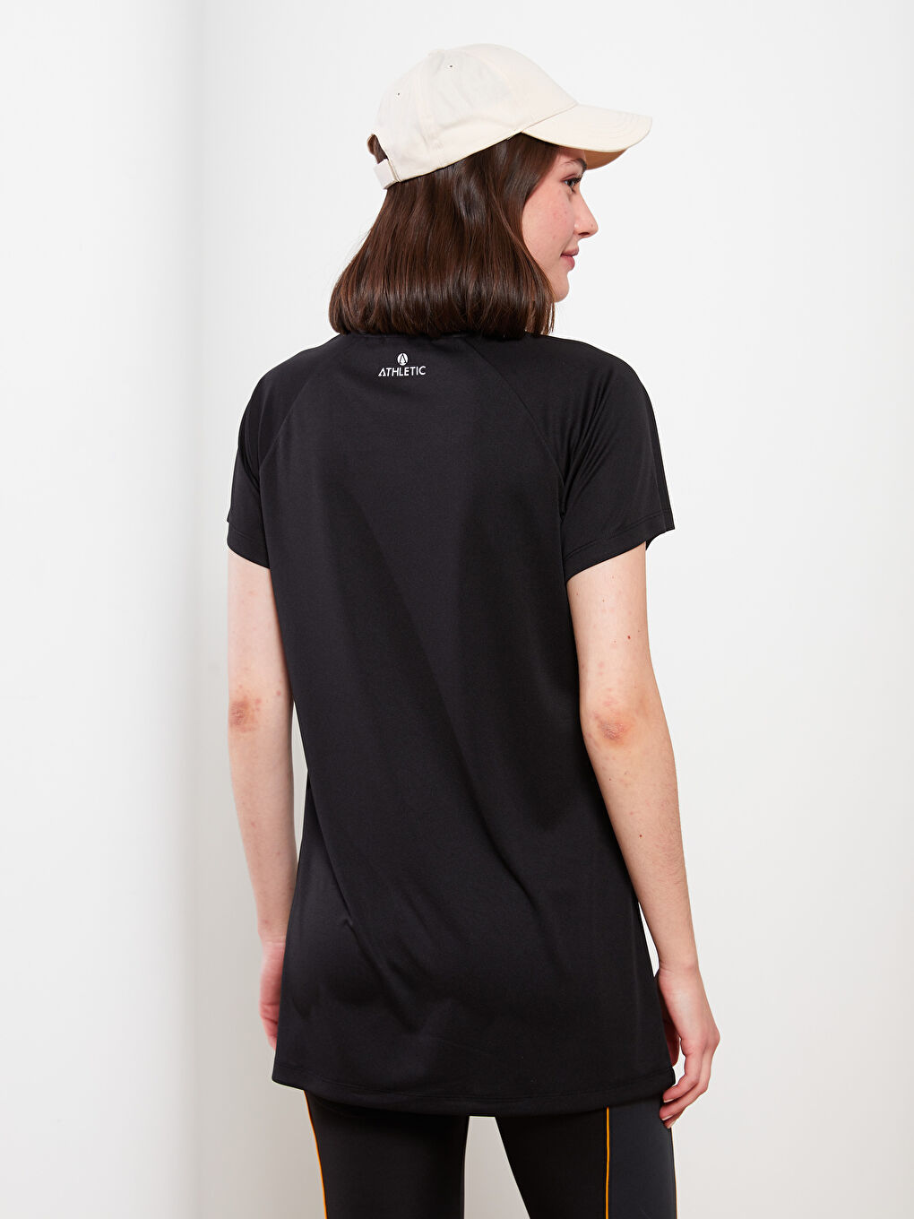 Crew Neck Printed Short Sleeve Women's Tunic -W27606Z8-RQL