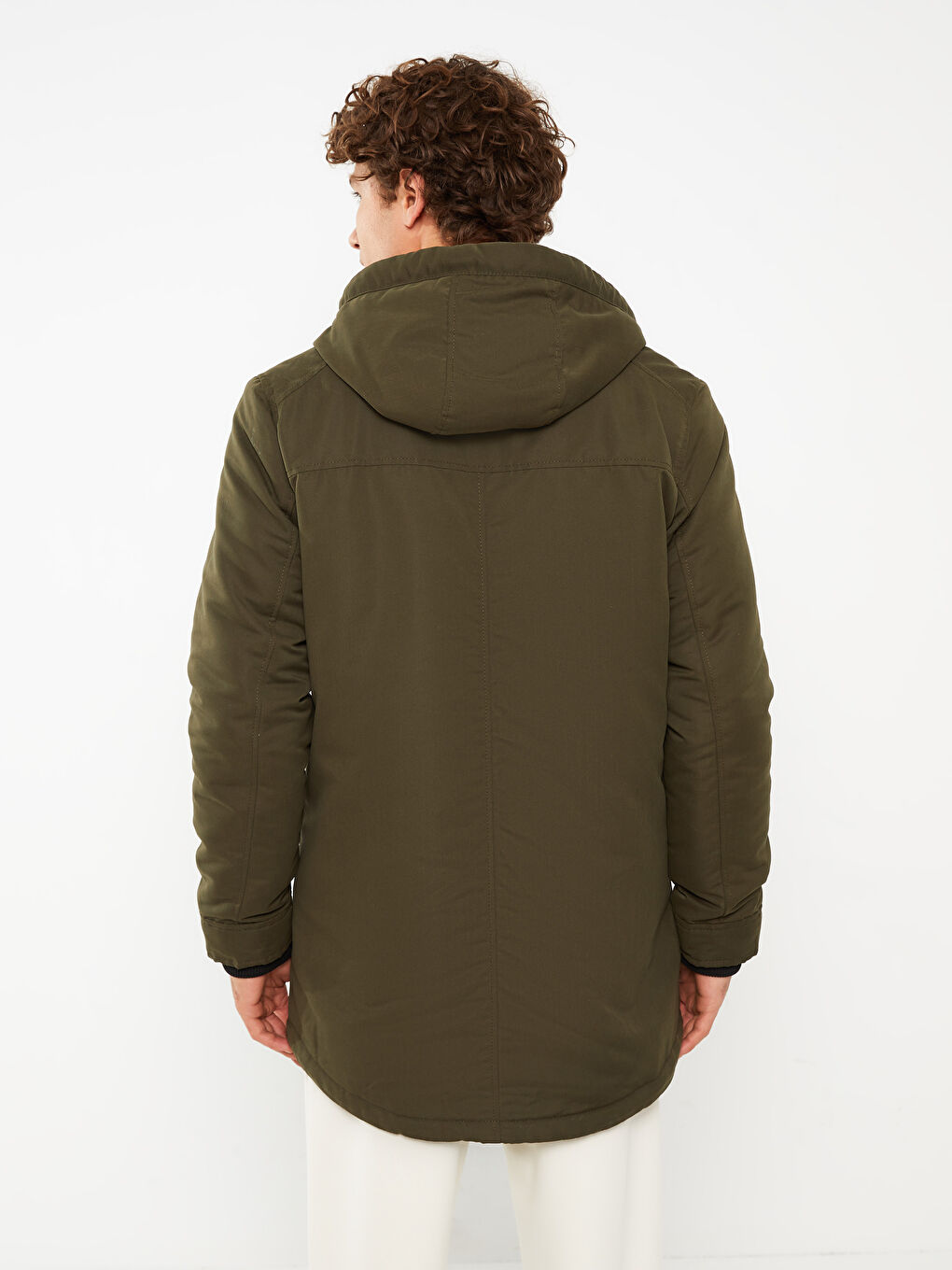 Haki Standart Kal p Kapu onlu Erkek Parka W27662Z8 HCZ LCW