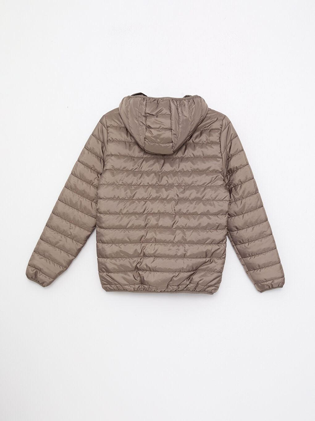 Women's Hooded Plain Coat-6